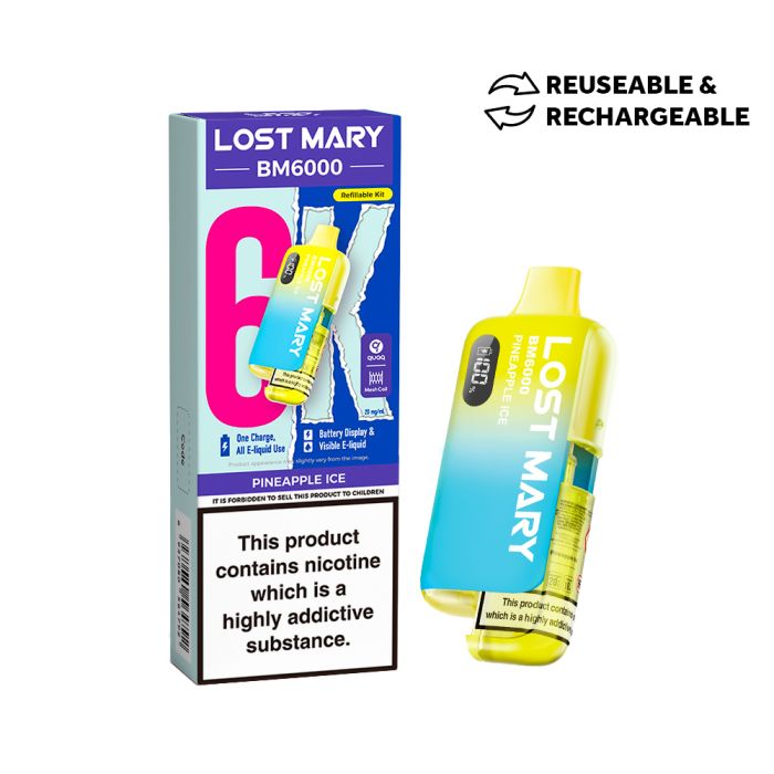 Lost Mary BM6000 Refillable Kit - Singles & 3 for £25 offer